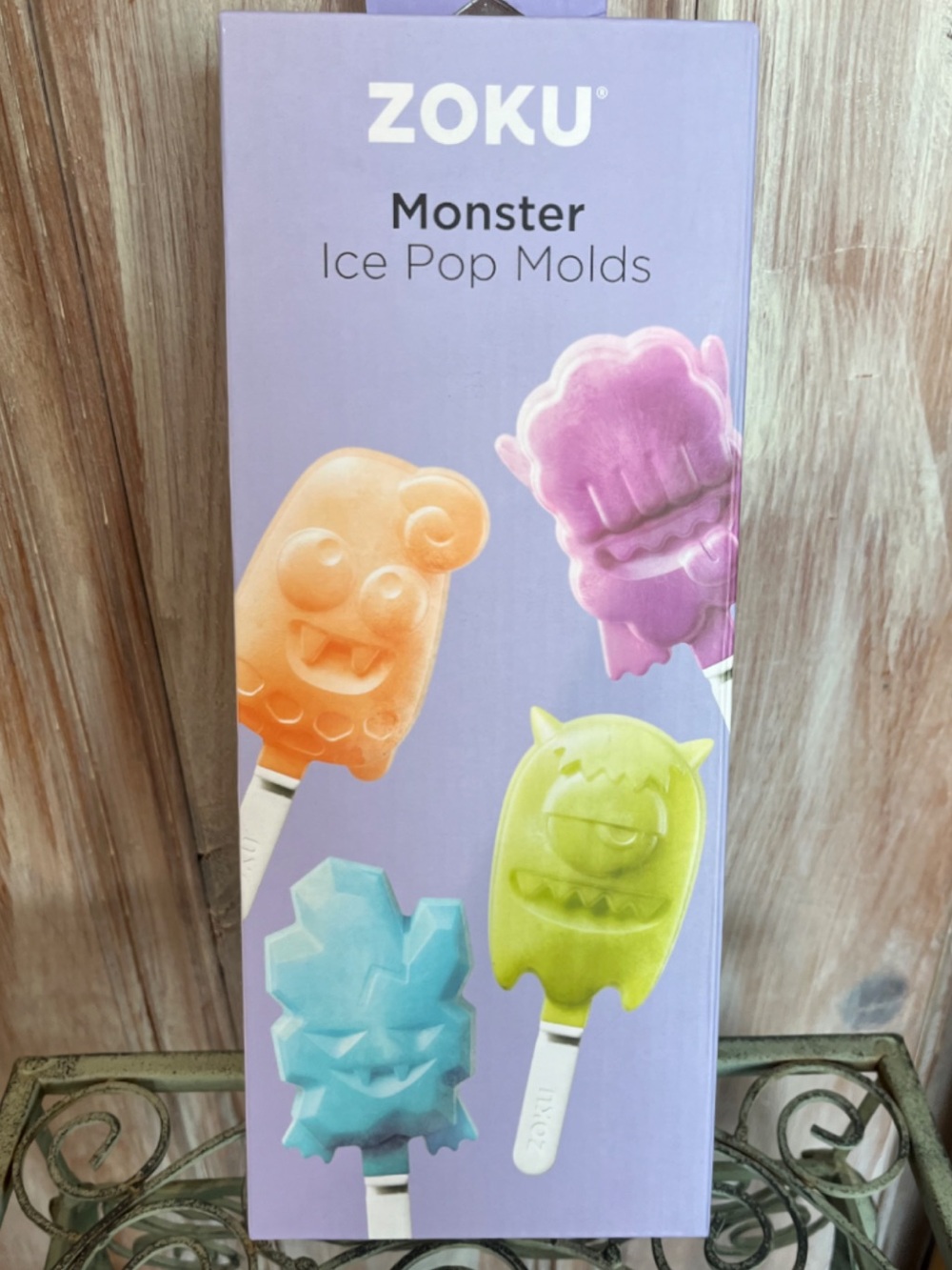 ZOKU Monster Ice Pop Molds SET OF 4 Multi Color NWT - Picture 3 of 5